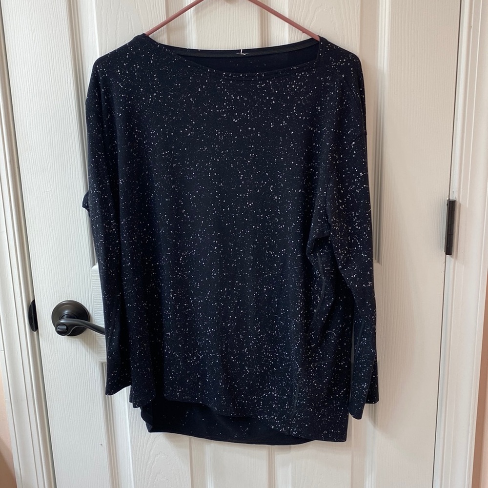 Splatter paint lululemon long sleeve